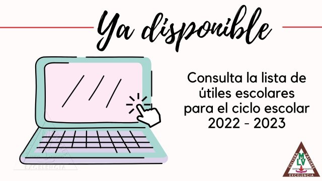 Centro Educativo Miguel Lara Vasallo Lista de materiales 2022 - 2023