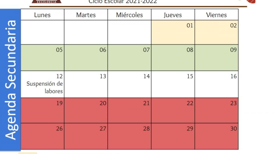 Agenda Secundaria Diciembre 2022 Centro Educativo Miguel Lara Vasallo